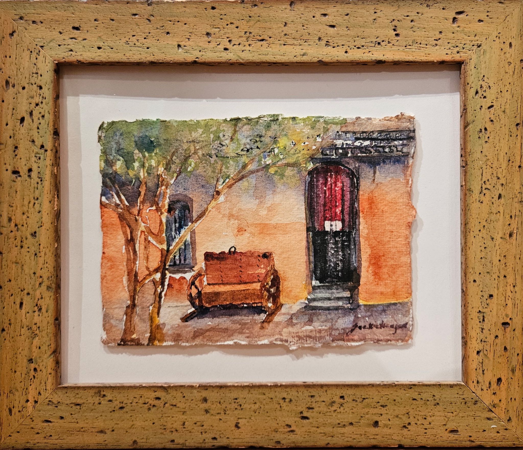 Adobe Rest - Watercolor painting
