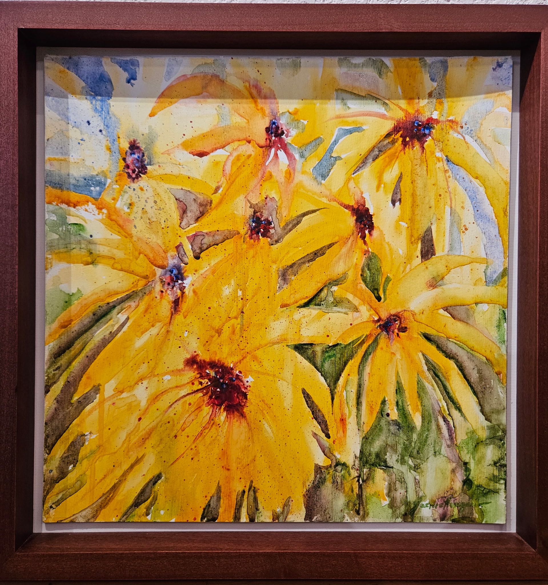 Liquid Sunshine #2 - Watercolor painting