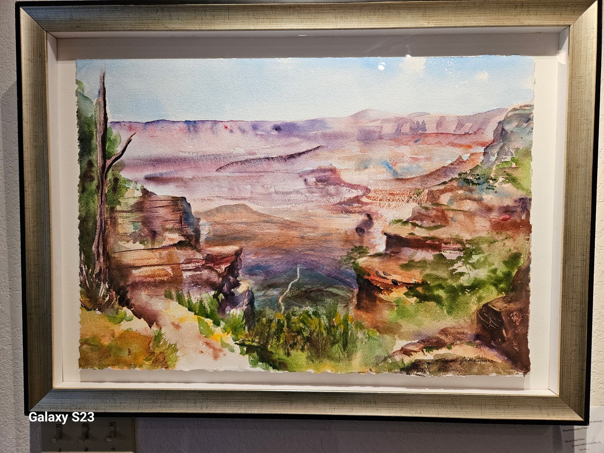 South Kaibab Trail - Watercolor painting