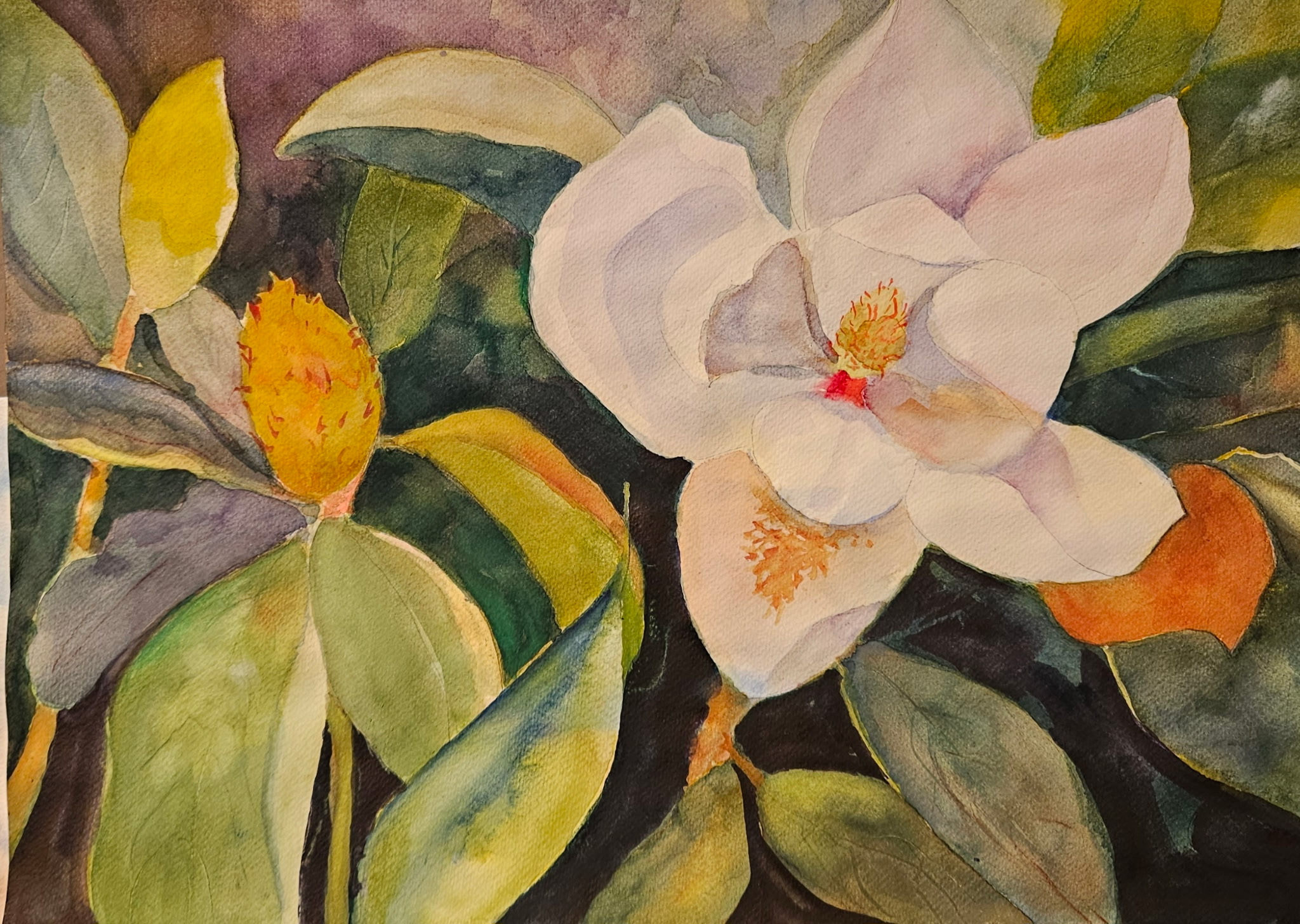 Southern Grace - Watercolor painting